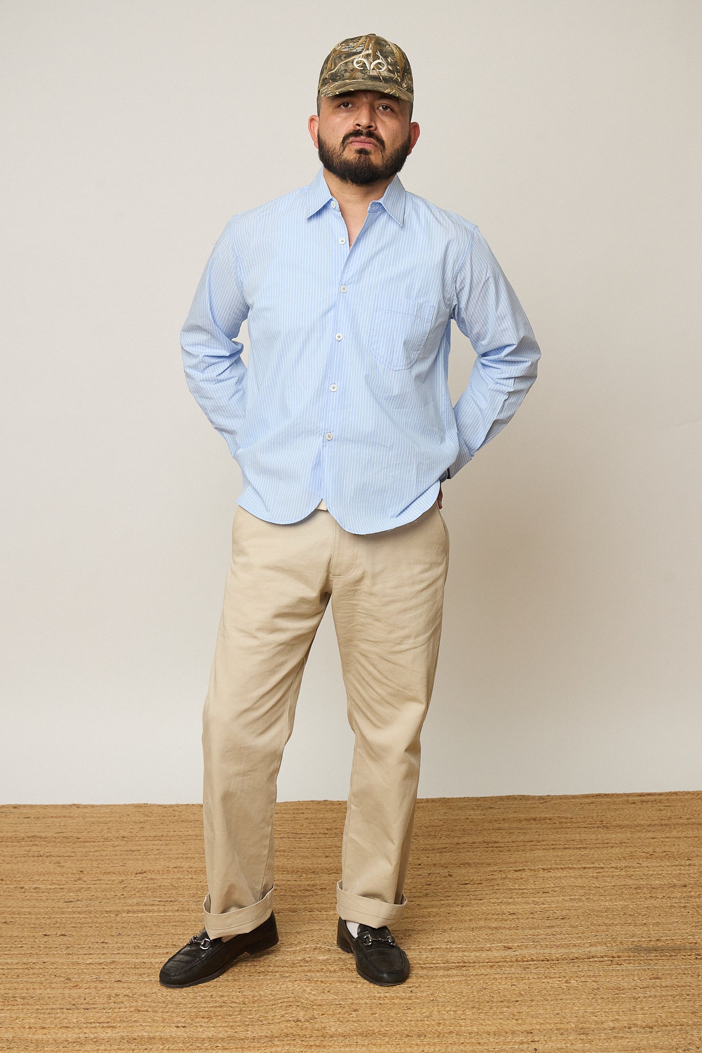 Blue Stripe Dress Shirt