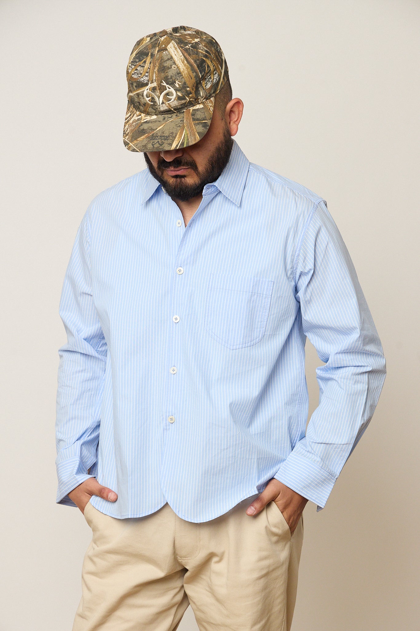 Blue Stripe Dress Shirt